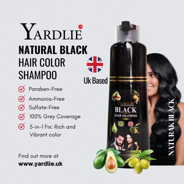 5 in 1 Yardlie Hair Color Shampoo | 200ml