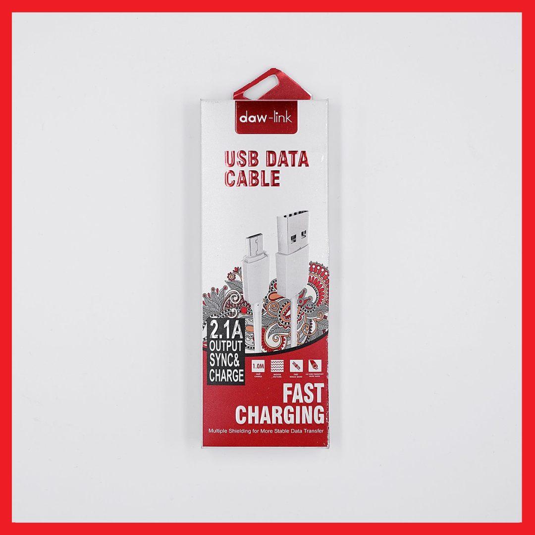100% Original Copper 2.1A Fast Charging and Data Cable | Type-B