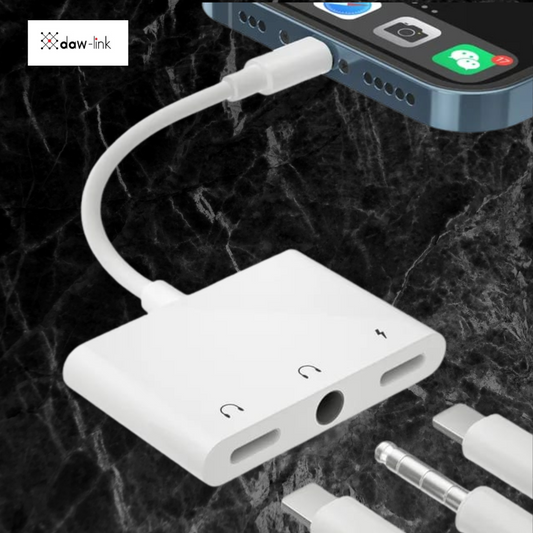 3 in 1 PD 3.mm Jack Charging Connector Cable